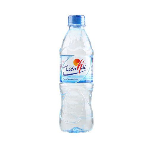 Nước khoáng thiên nhiên Tiền Hải có ga 450ml (thùng 24 chai)